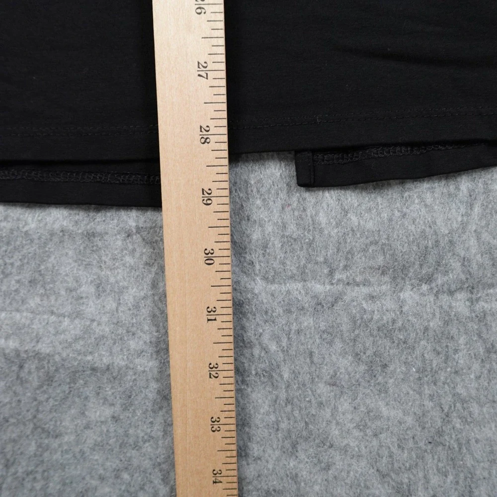 J Jill Top Women Large Black Wearever Collection Knit Single Button Cardigan_10